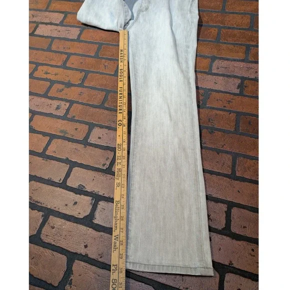 Lauren Jeans Co. W6 Y2K Gray Wash Straight Leg Vintage Denim Jeans - Picture 9 of 15